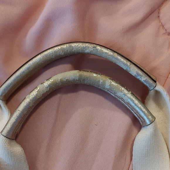 Coach Canvas Floral Crossbody Tote Bag Red and Pink - Picture 8 of 9